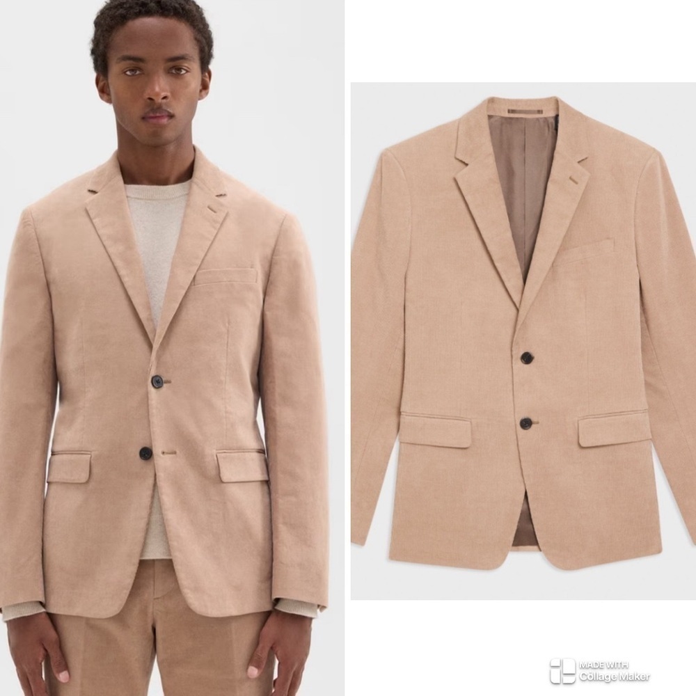 Theory Men Morton blazer jacket in classic corduroy NWT